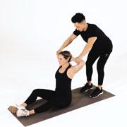Assisted Chest Stretch Demonstration