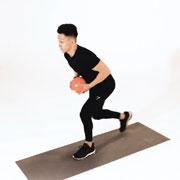 Medicine Ball Chest Push from Stance Demonstration