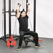 Cable Shoulder Press Demonstration