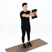 Dumbbell Shoulder Raise Demonstration