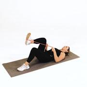 Band Hamstring Stretch Demonstration