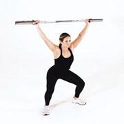Barbell Hang Snatch Below the Knees Demonstration