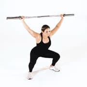 Barbell Snatch Balance Demonstration