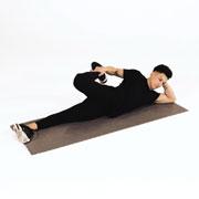 Side-Lying Quadricep Stretch Demonstration