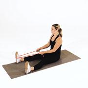 Seated Hamstring and Calf Stretch Demonstration