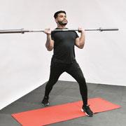Barbell Split Clean Demonstration