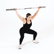 Barbell Squat Jerk Demonstration