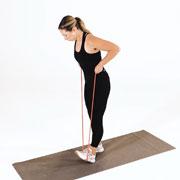 Standing Hamstring and Calf Stretch Demonstration