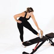 Bench Calf Stretch Demonstration