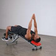 Decline Bench Ab Reach Demonstration