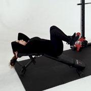 Decline Bench Cable Knee Raise Demonstration