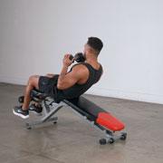 Decline Bench Weighted Twist Demonstration