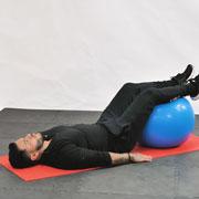 Stability Ball Hip Roll Demonstration