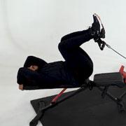 Cable Knee Raise (Supine) Demonstration