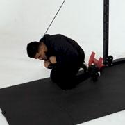 Cable Rotational Crunch (Kneeling) Demonstration
