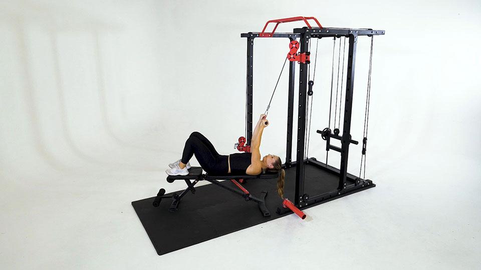 Cable High Curl (Supine) Demonstration