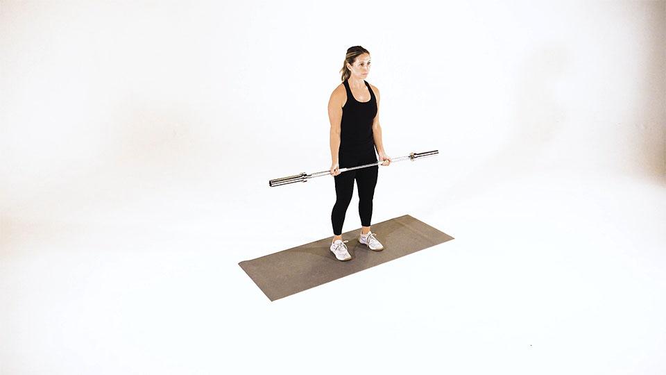 Deadlift to Bicep Curl Demonstration