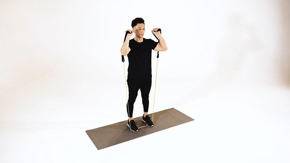 Band Calf Raise Demonstration