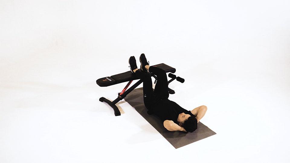Bench Crunch Demonstration