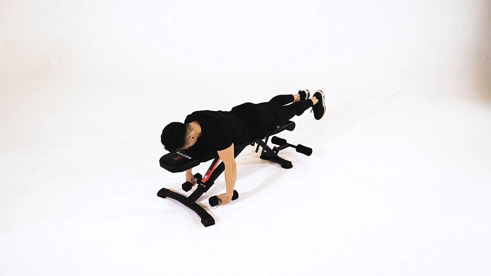 Dumbbell Lateral Raise (Prone) Demonstration