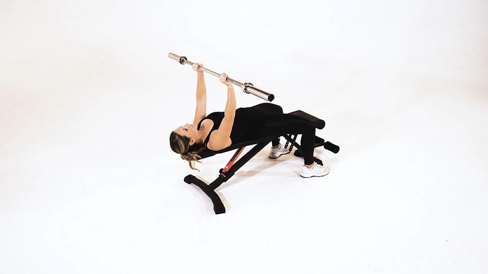 Barbell Pullover Demonstration