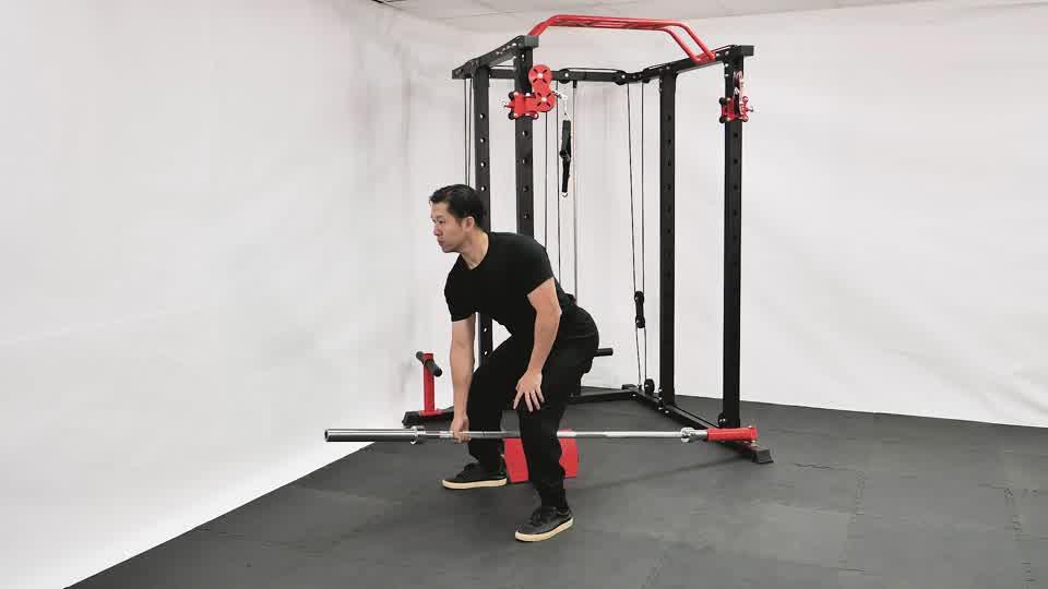 Barbell One-Arm Row Demonstration