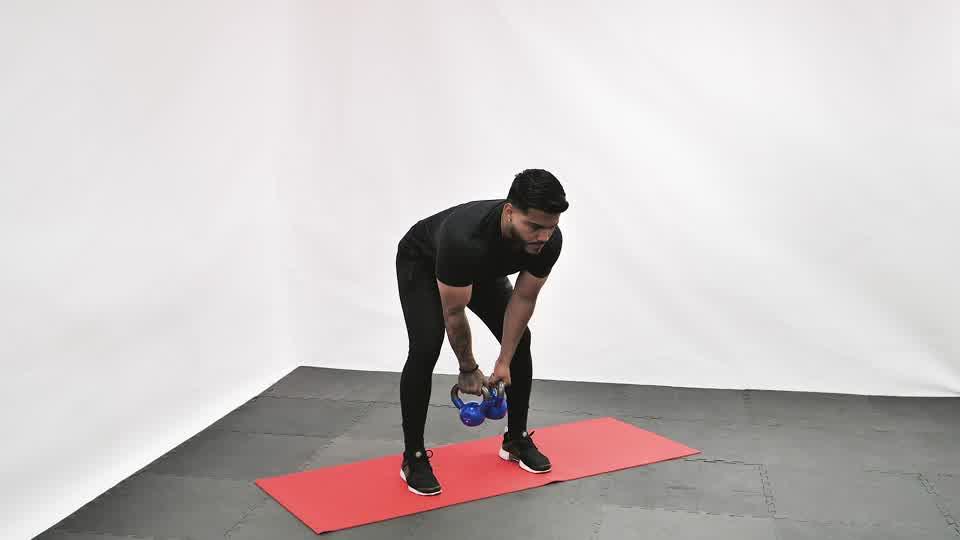 Kettlebell Row Demonstration