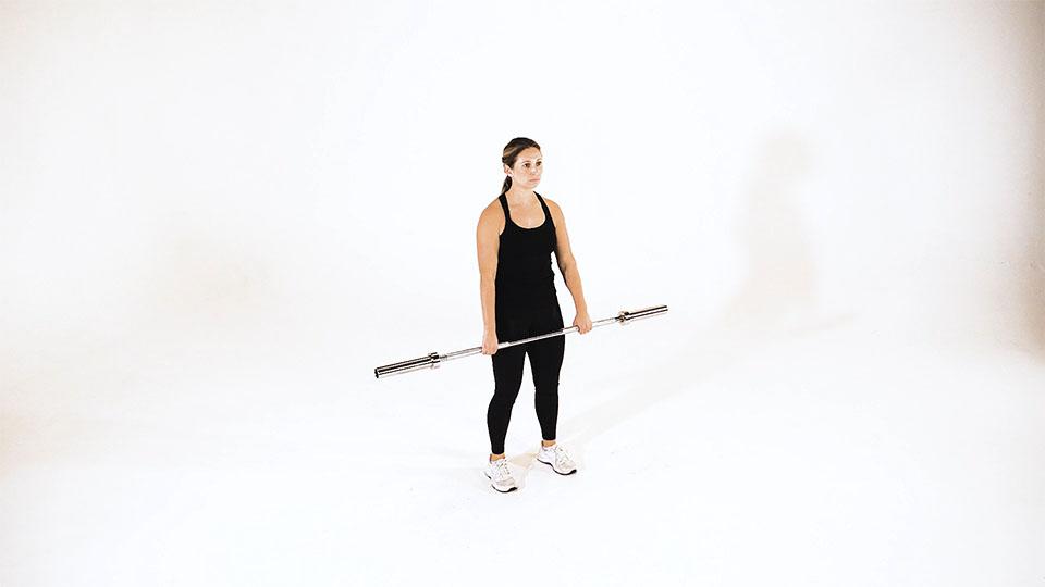 Barbell Clean and Jerk Demonstration