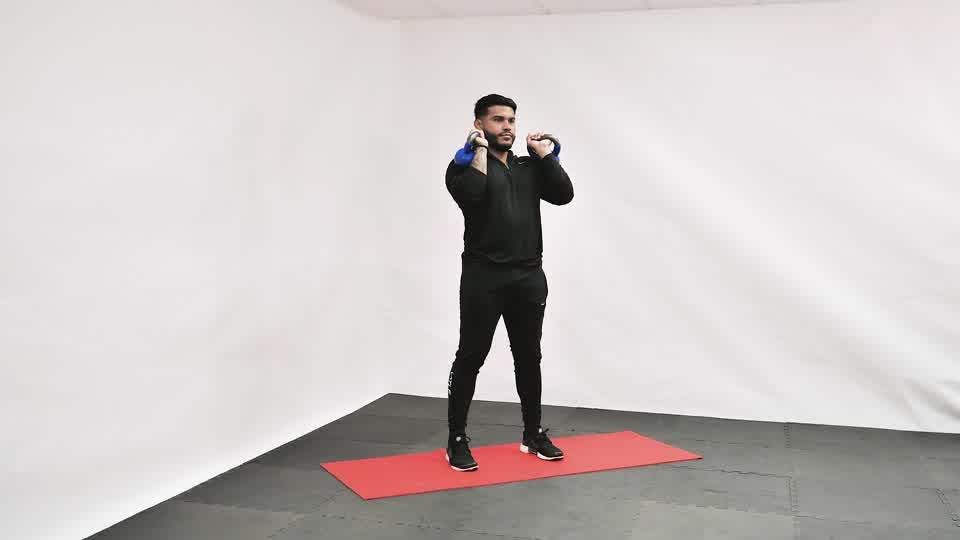 Kettlebell Alternating Press Demonstration