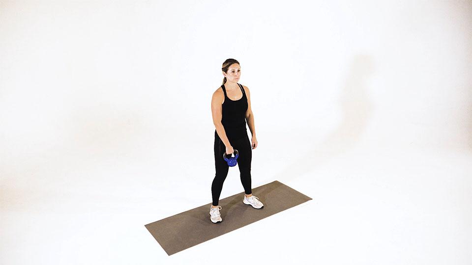 Kettlebell One-Arm Snatch Demonstration