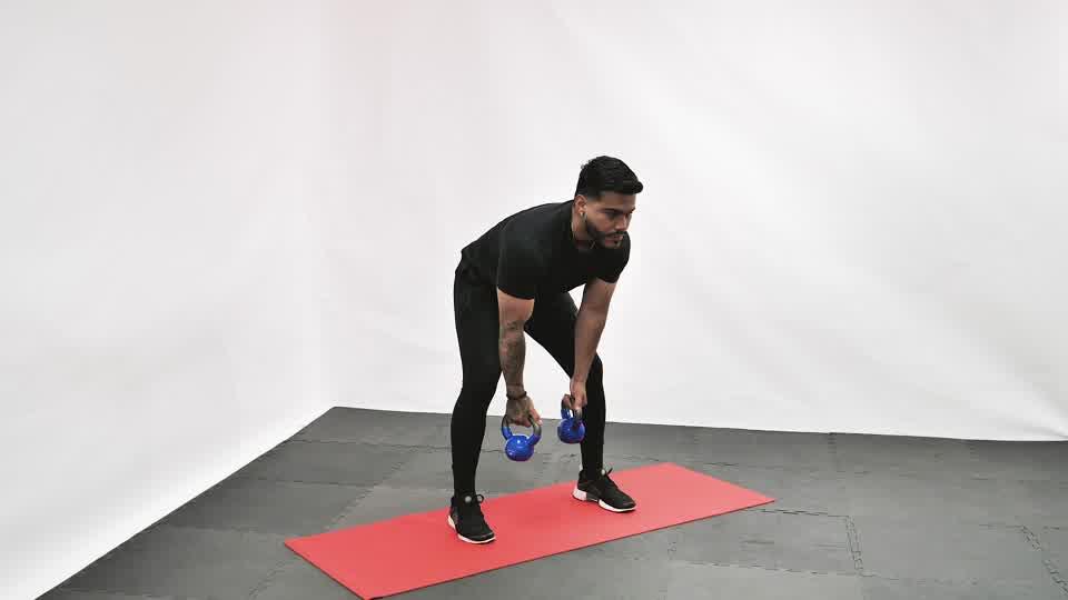 Kettlebell Clean Demonstration