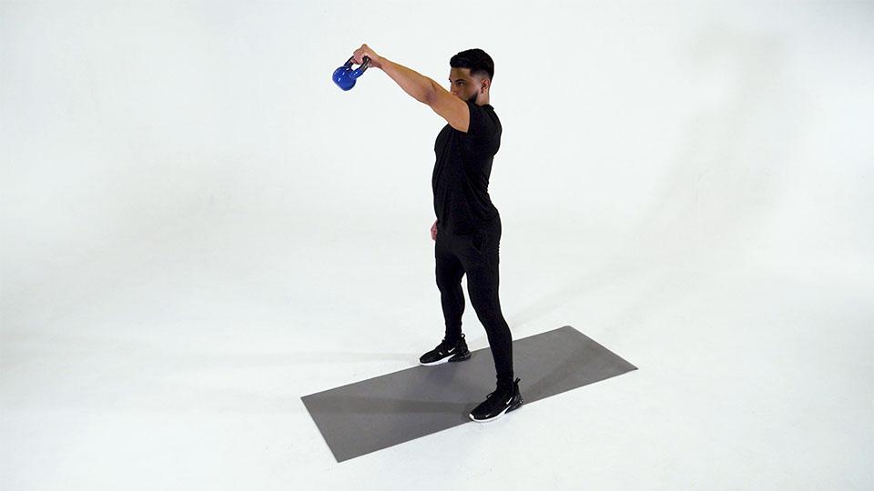 Kettlebell One-Arm Swing Demonstration