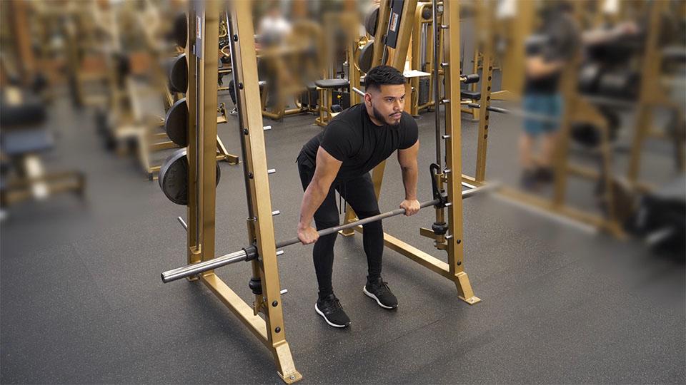 Smith Machine Deltoid Row Demonstration
