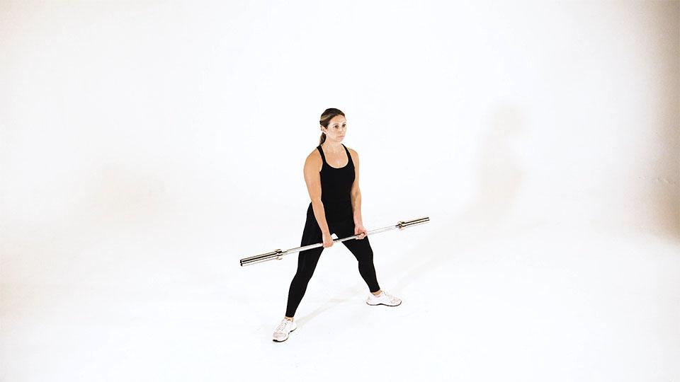 Barbell Sumo Deadlift Demonstration