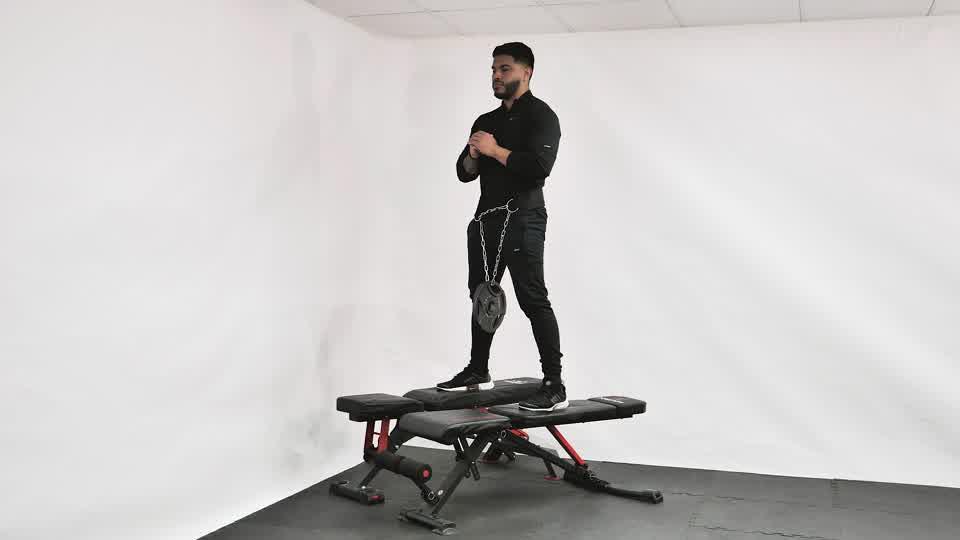 Weight Plate Squat Demonstration