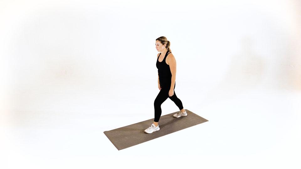 Warrior 3 Pose Demonstration