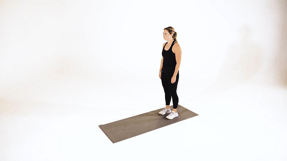 Warrior Pose Demonstration