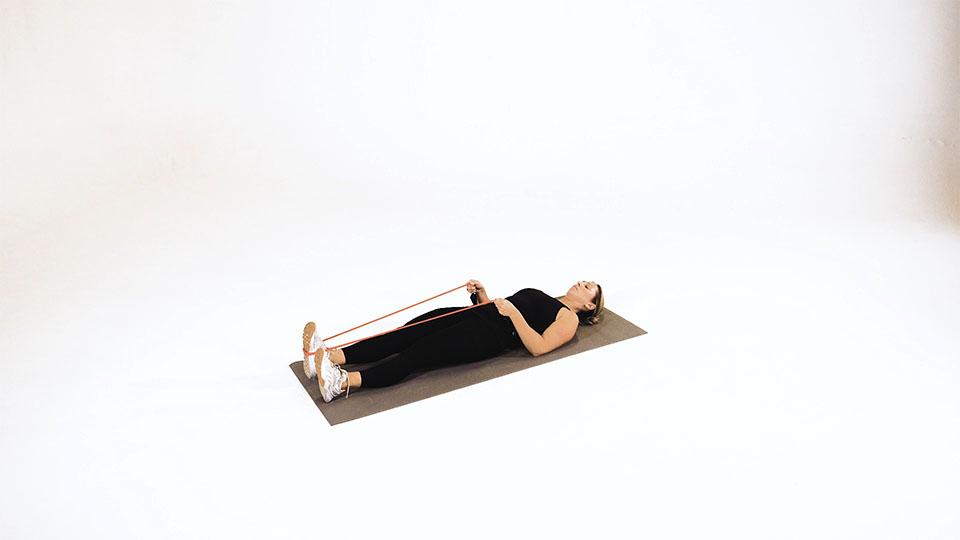 Calf Stretch with Rope Demonstration