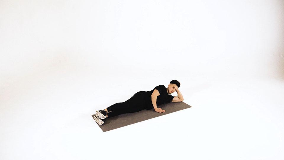 Side-Lying Hip Flexor Demonstration