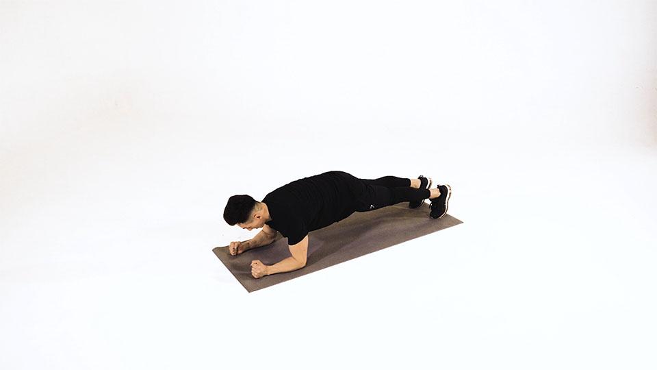 Forearm Plank with Hip Abduction Demonstration