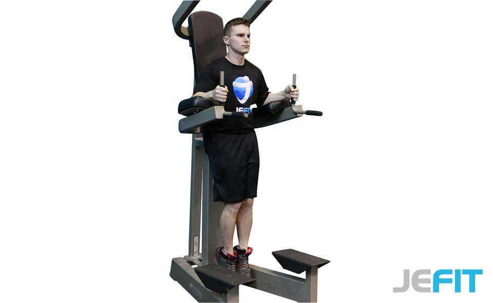 Parallel Bar Hip Flexion Demonstration
