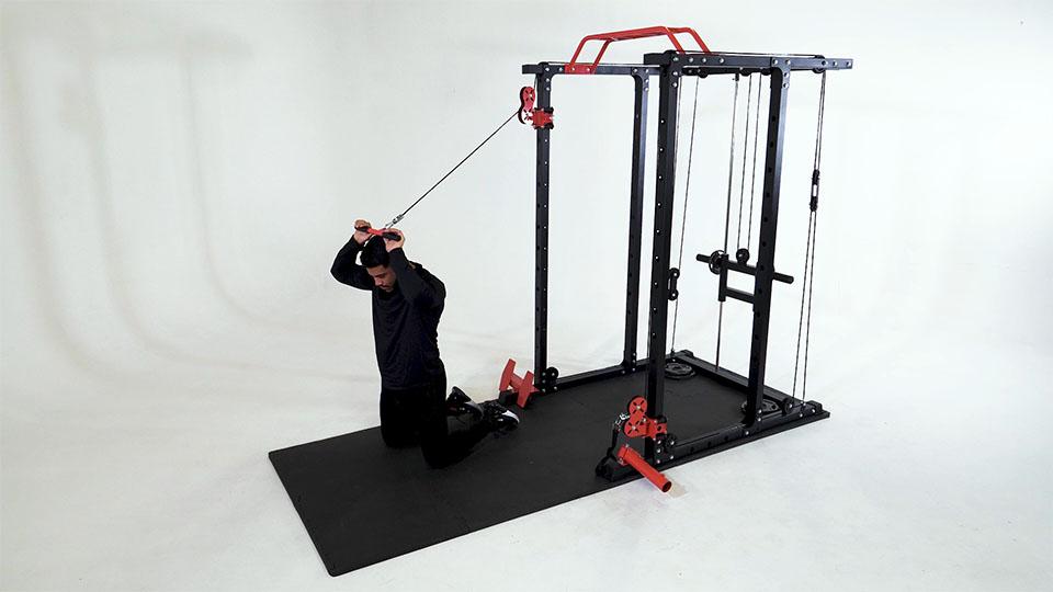 Cable Kneeling Crunch Demonstration
