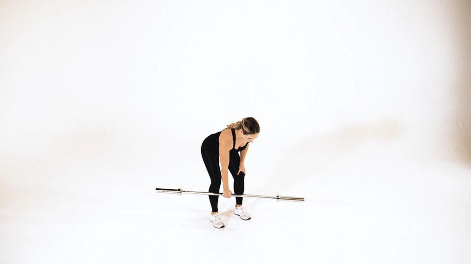 Barbell One-Arm Row Demonstration