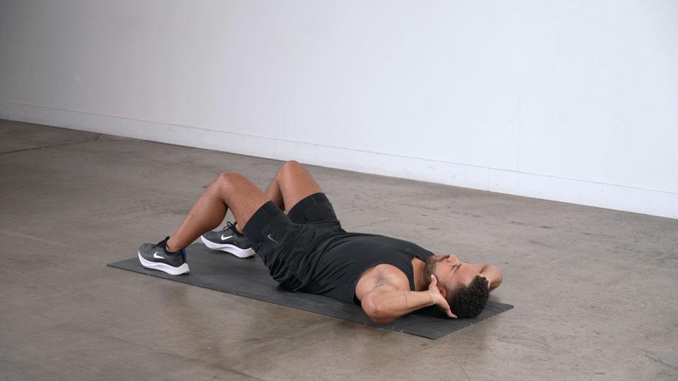 Cross Body Crunch Demonstration