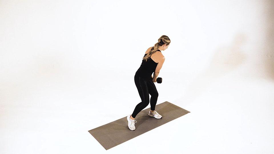 Dumbbell Wood Chop Demonstration