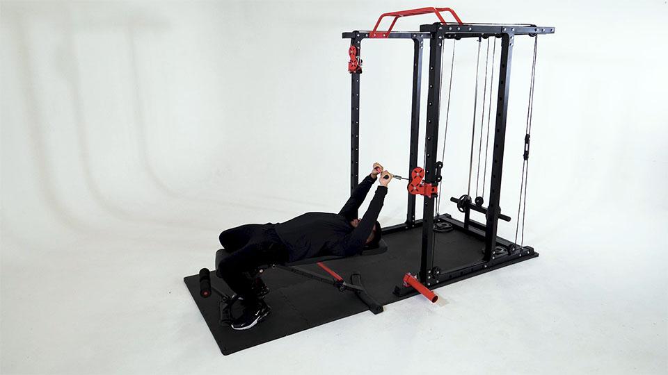 Cable Pullover (Supine) Demonstration