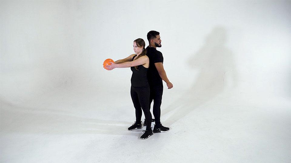 Medicine Ball Rotation Demonstration