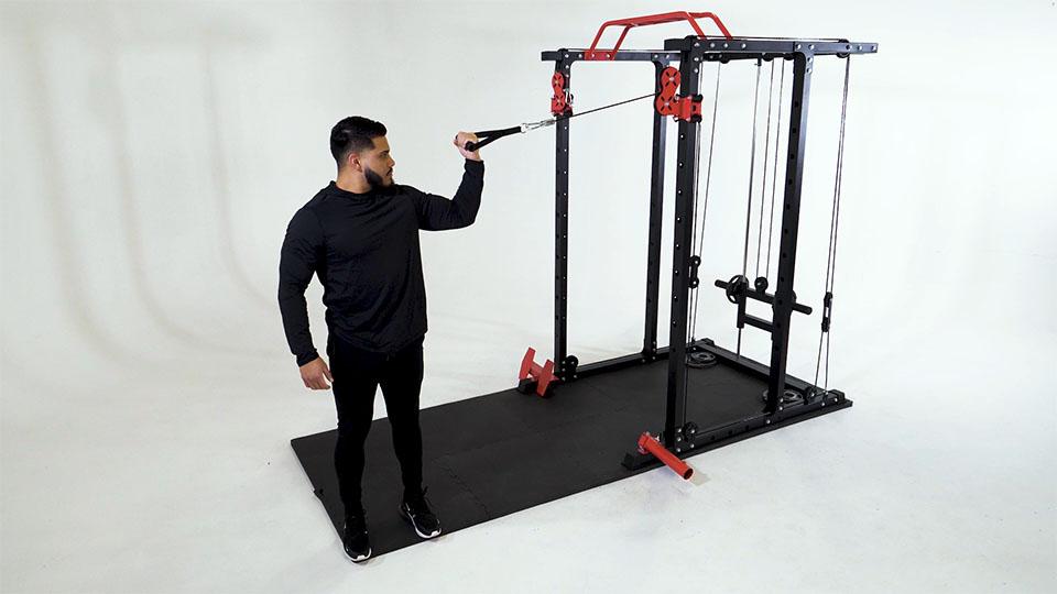 Cable One-Arm Side Bend Demonstration