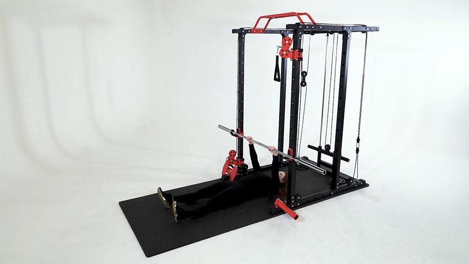 Machine Inverted Row Demonstration