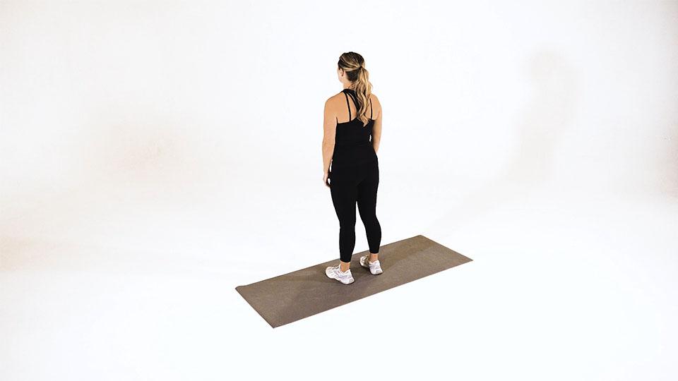 Standing Pelvic Tilt Demonstration